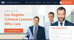 Desktop Screenshot of losangelescriminallawyers.com