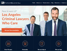 Tablet Screenshot of losangelescriminallawyers.com